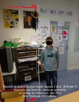 Clg Revermont Gagnant du Concours de la TOUR Dec 2013 M Challange